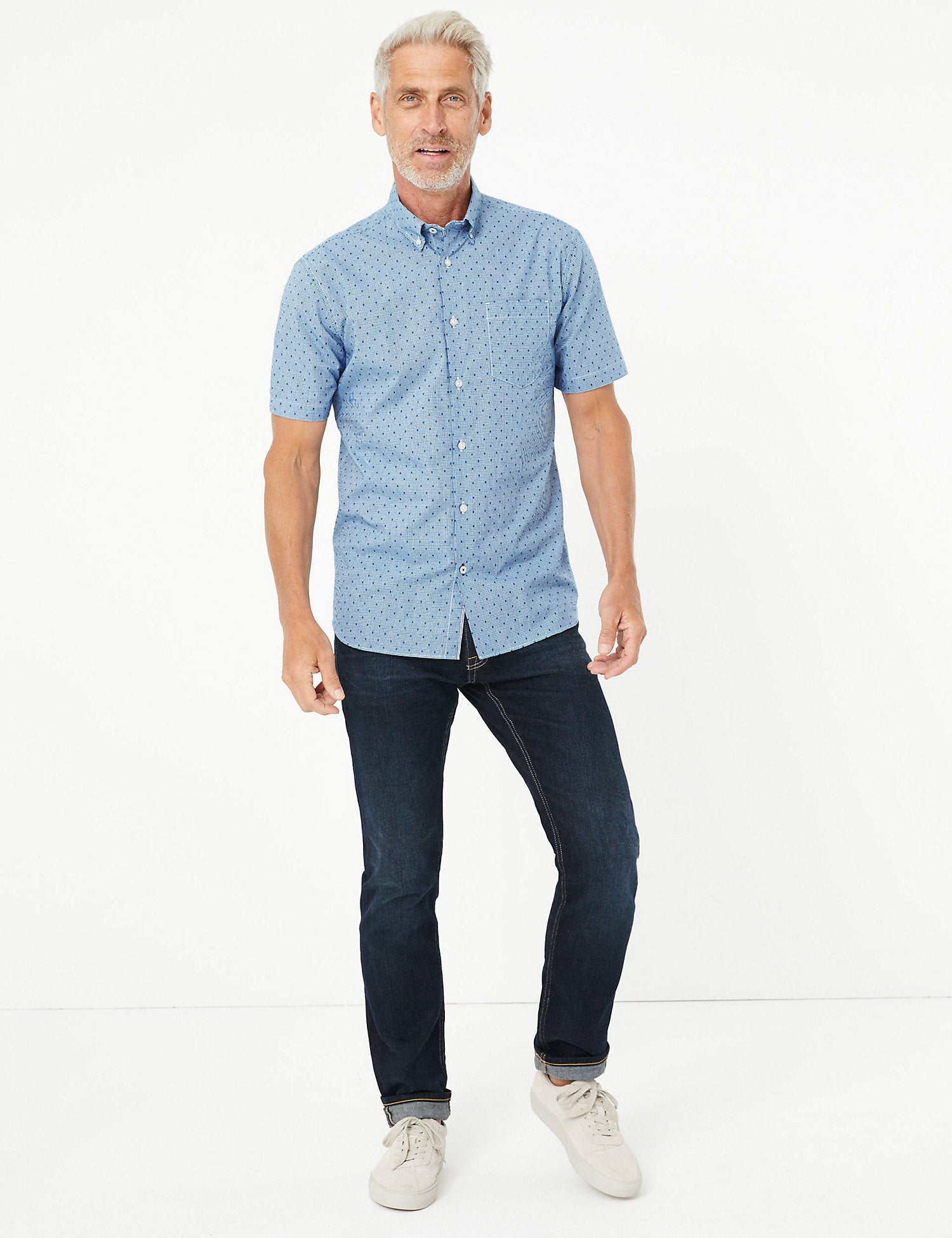 Pure Cotton Check Shirt