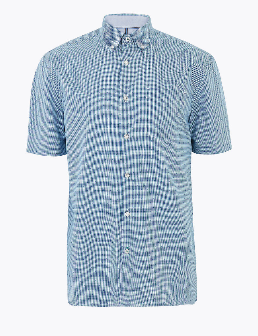 Pure Cotton Check Shirt