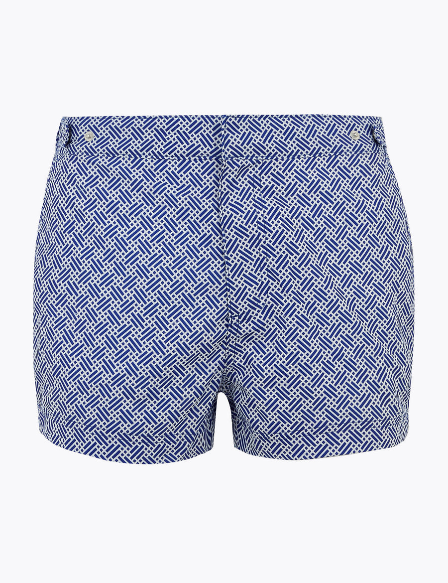 Geometric Print Swim Shorts
