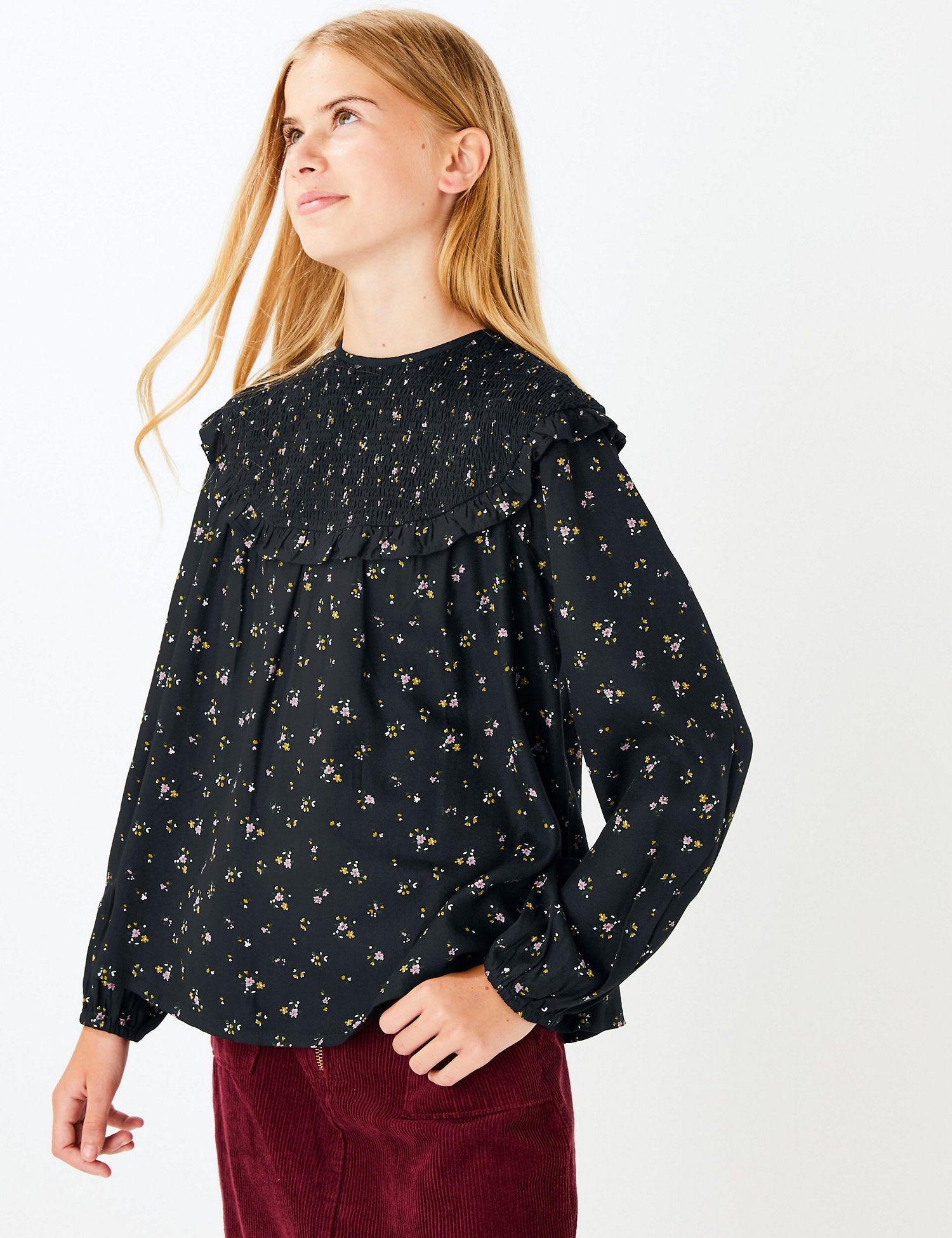 Ditsy Floral Print Blouse