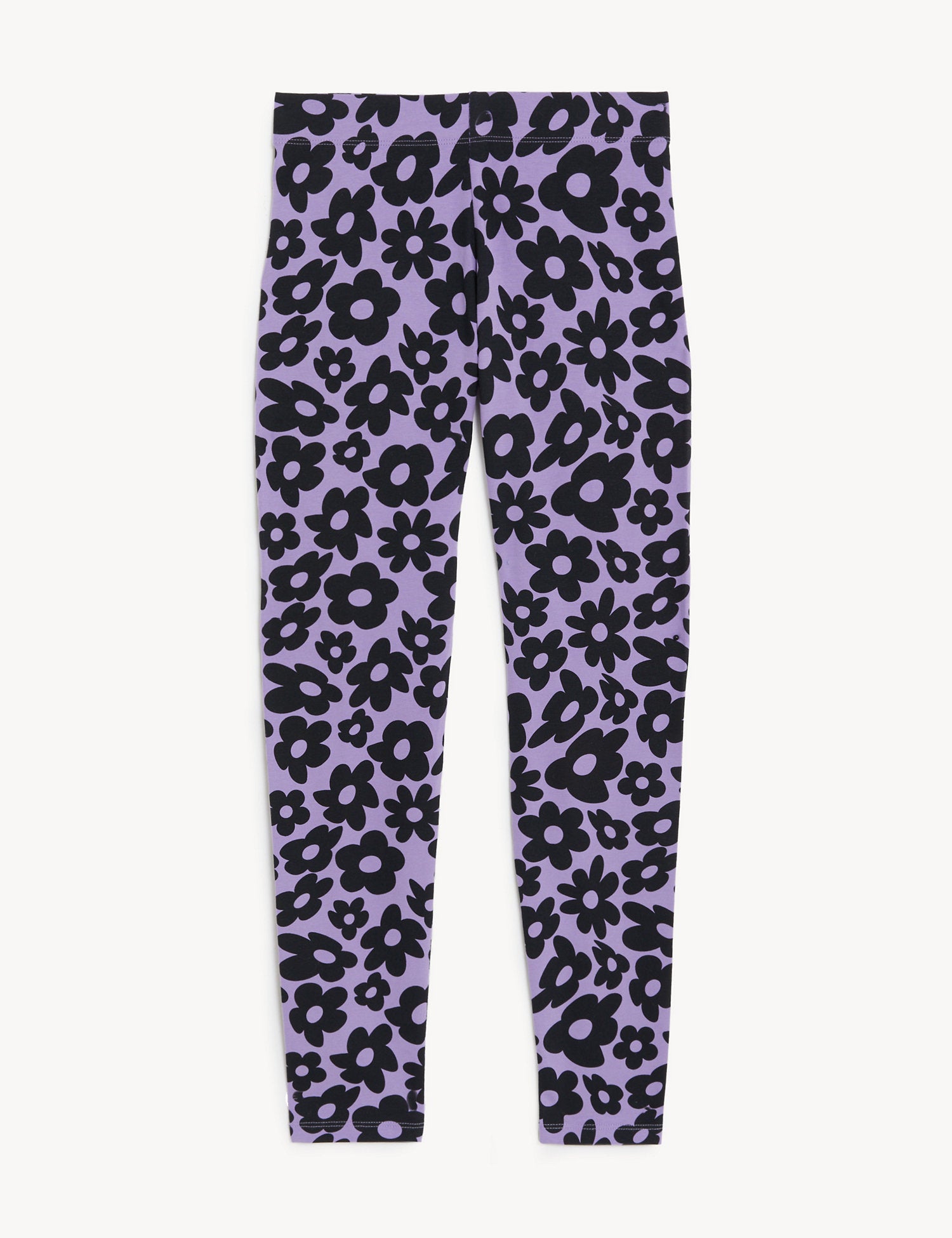 Cotton Rich Floral Leggings