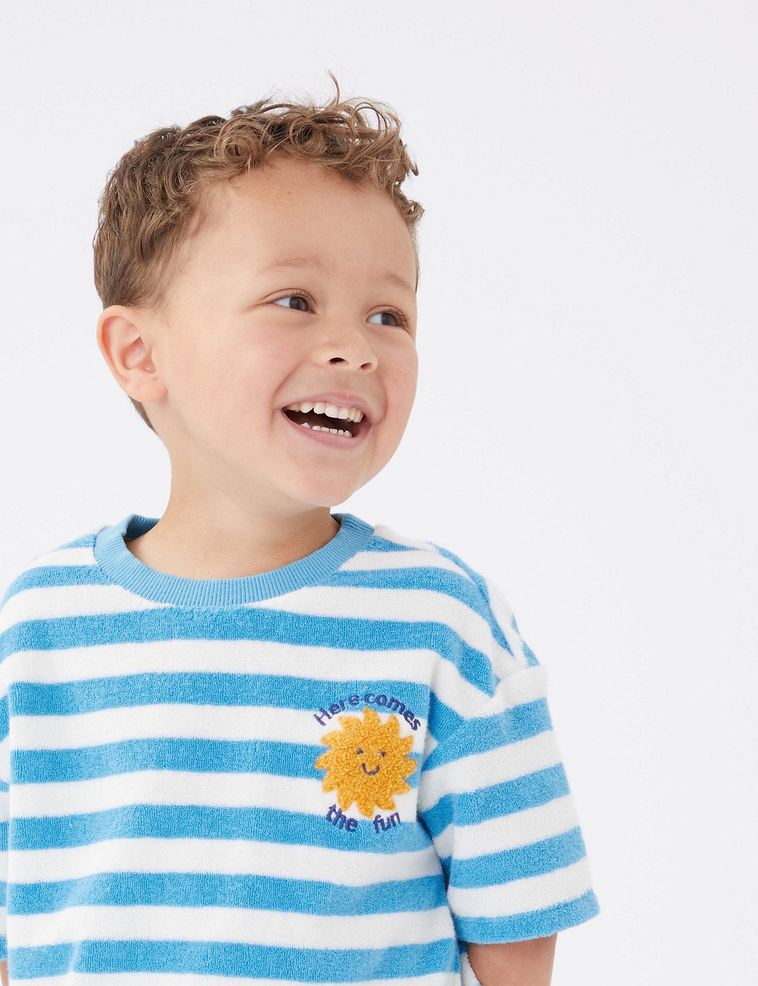 Cotton Rich Towelling T-Shirt