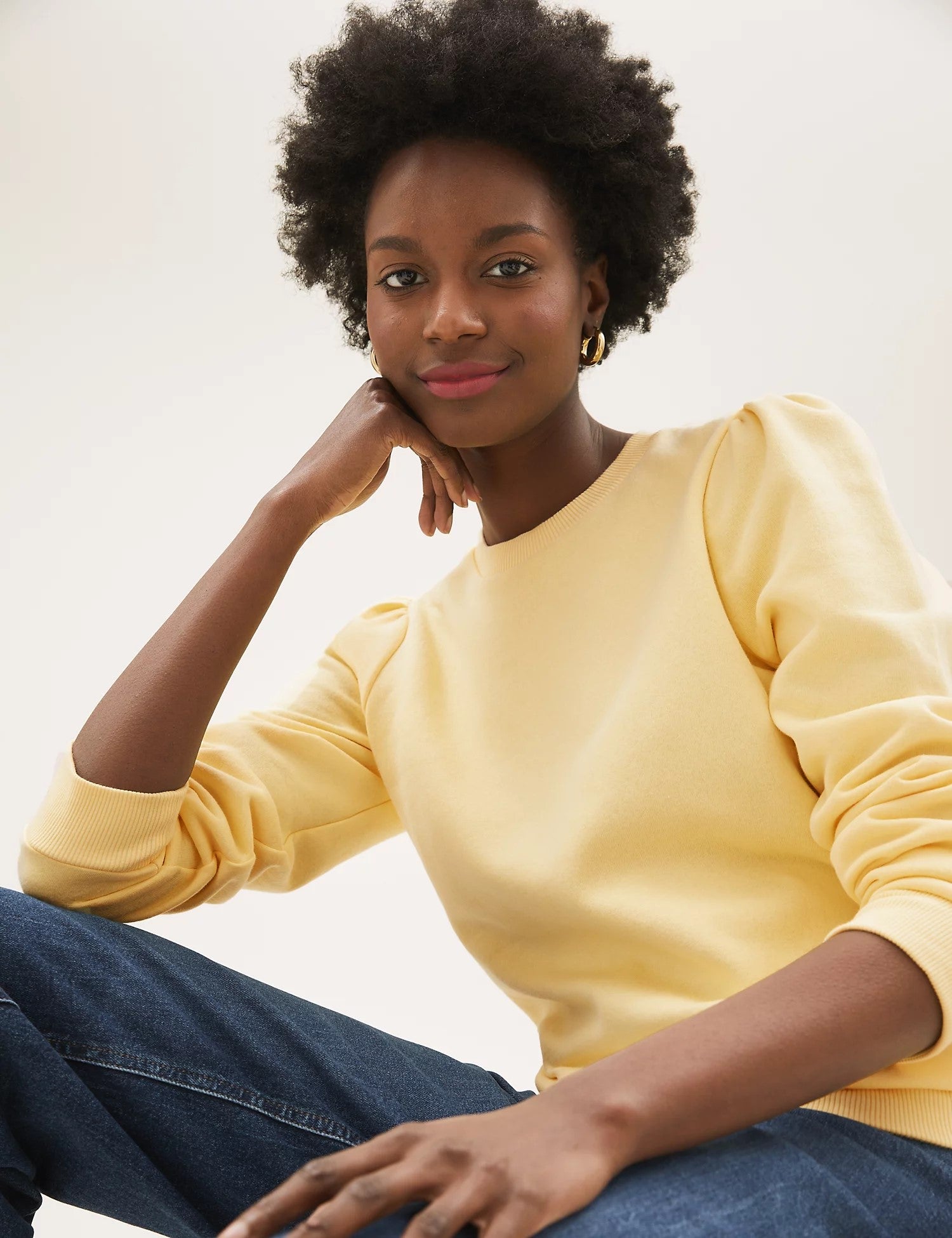 Cotton Rich Regular Fit Sweatshirt