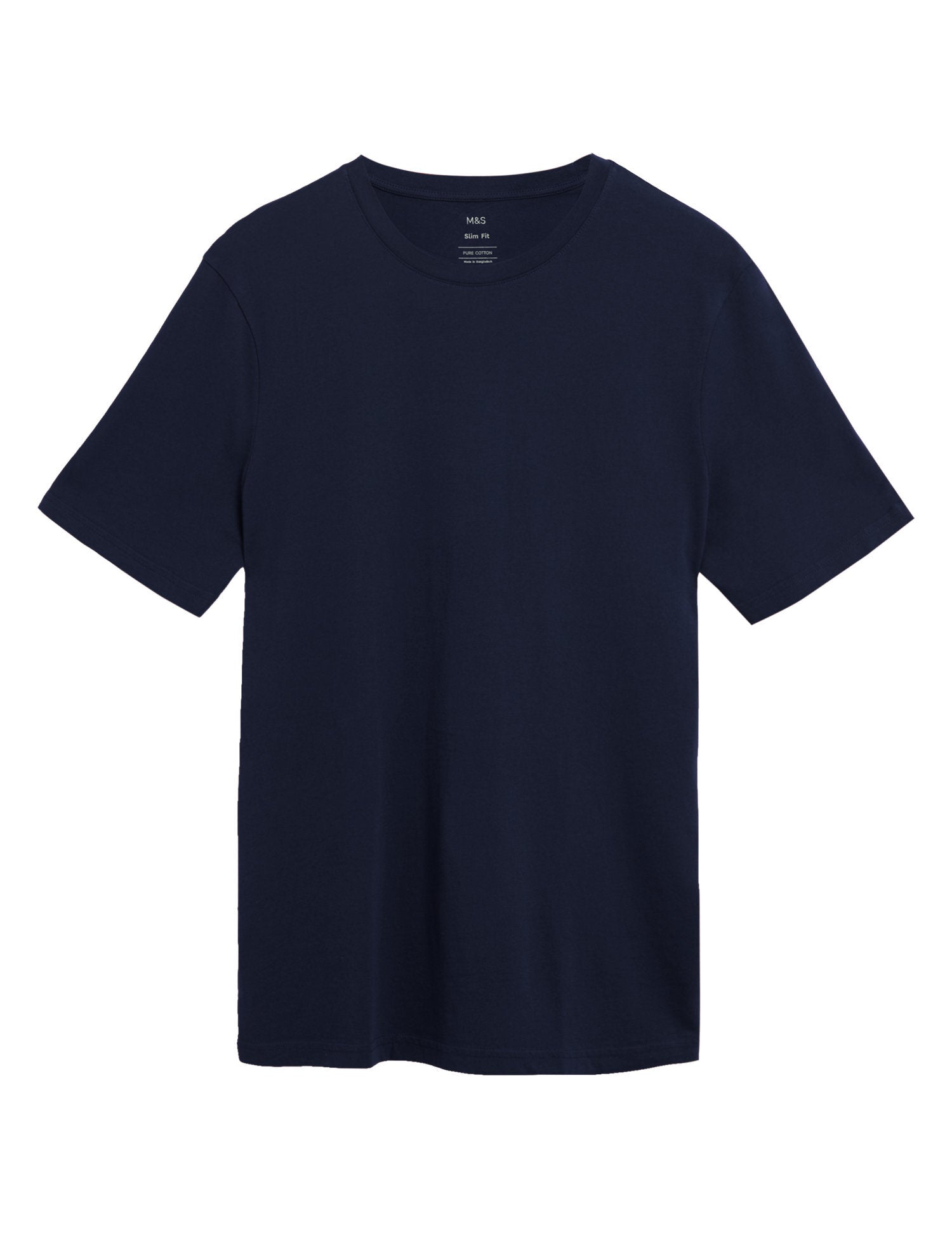 Pure Cotton Crew Neck T-Shirt
