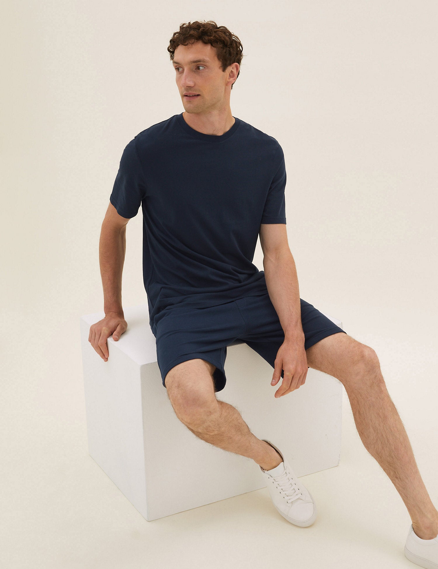 Pure Cotton Crew Neck T-Shirt