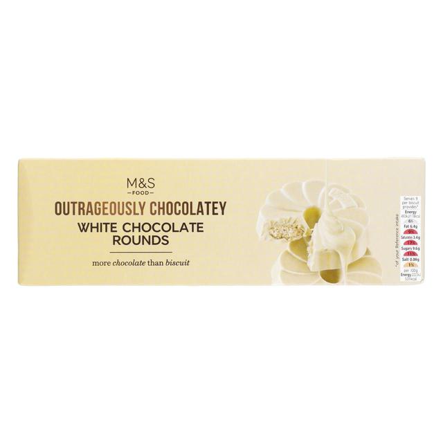 Outrageously Chocolatey White Chocolate Rounds 200g