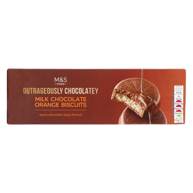 Outrageously Chocolatey Milk Chocolate Orange Biscuits 230g