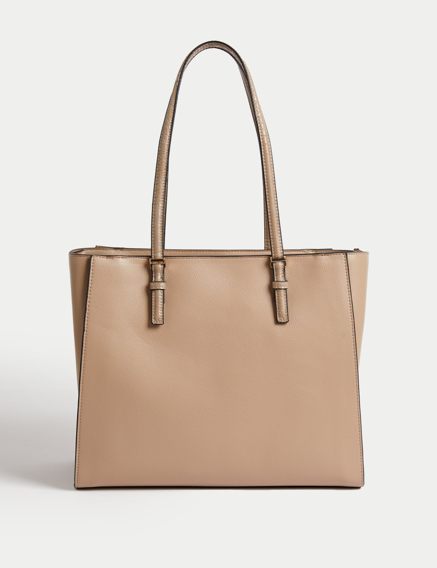 Faux Leather Tote Bag