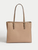 Faux Leather Tote Bag