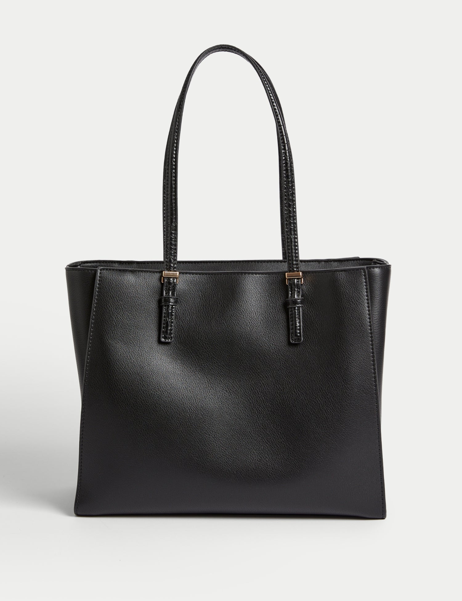 Faux Leather Tote Bag