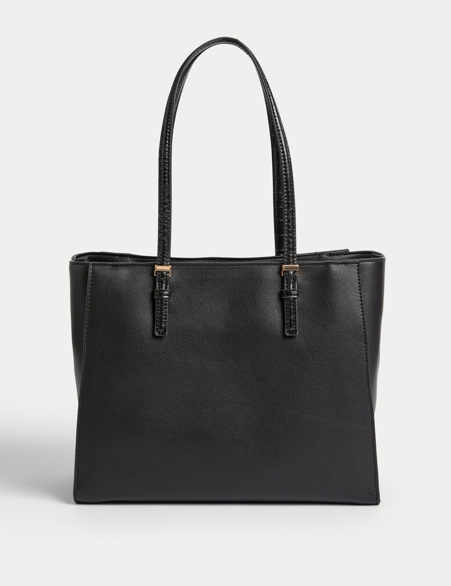 Faux Leather Tote Bag