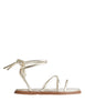 Crossover Ankle Strap Flat Sandals