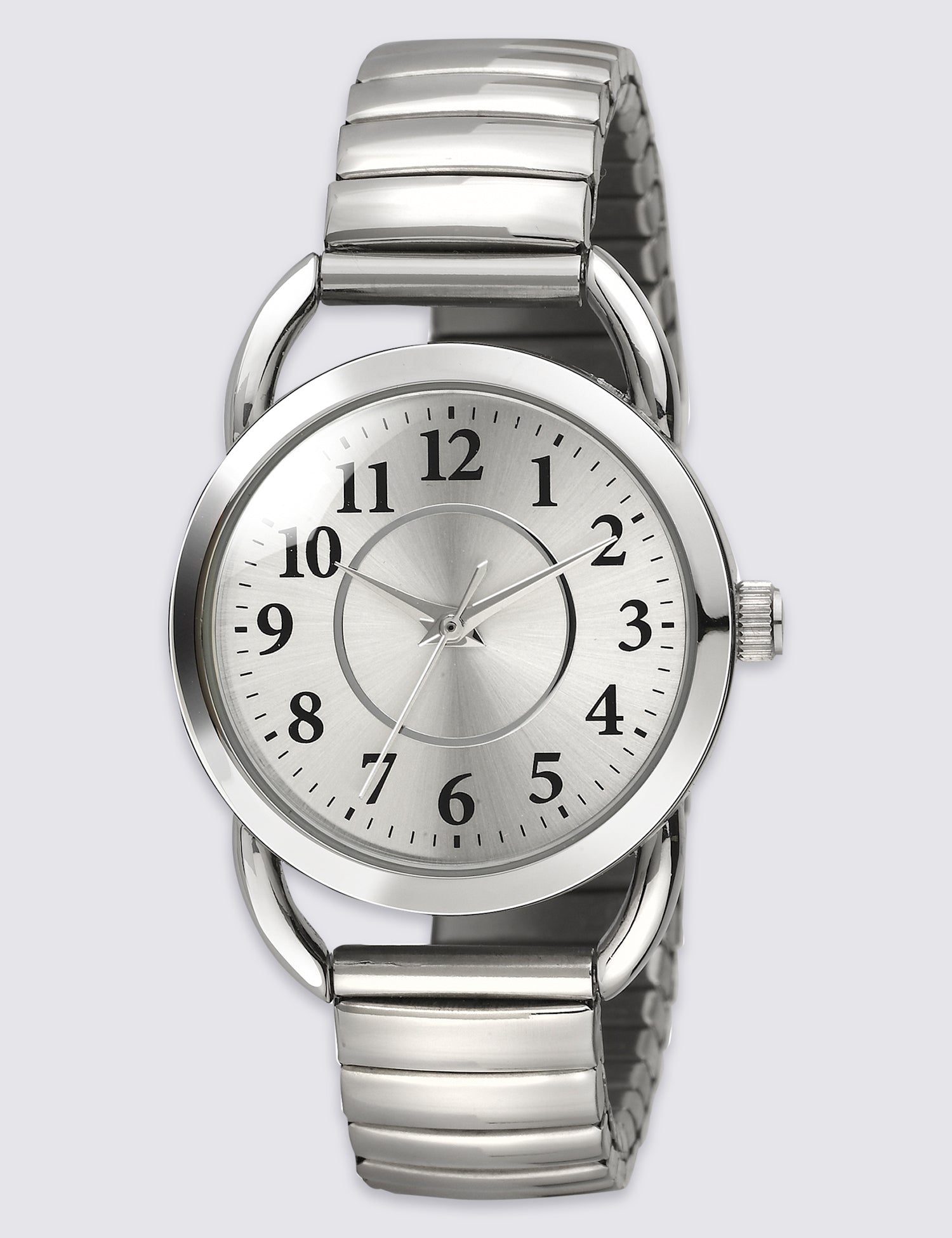 Vintage Style Round Face Expandable Watch