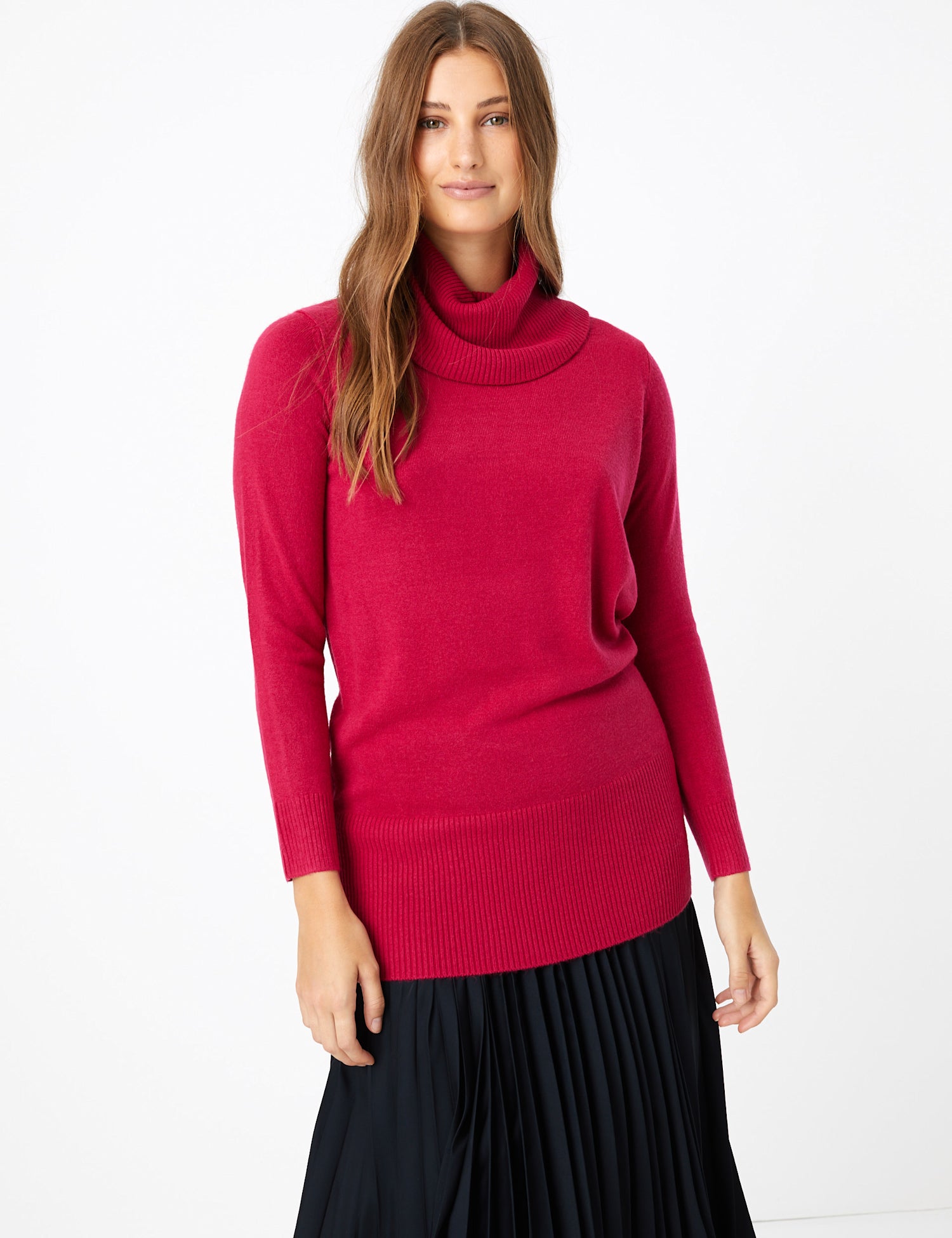 Cashmilon™ Cowl Neck Jumper