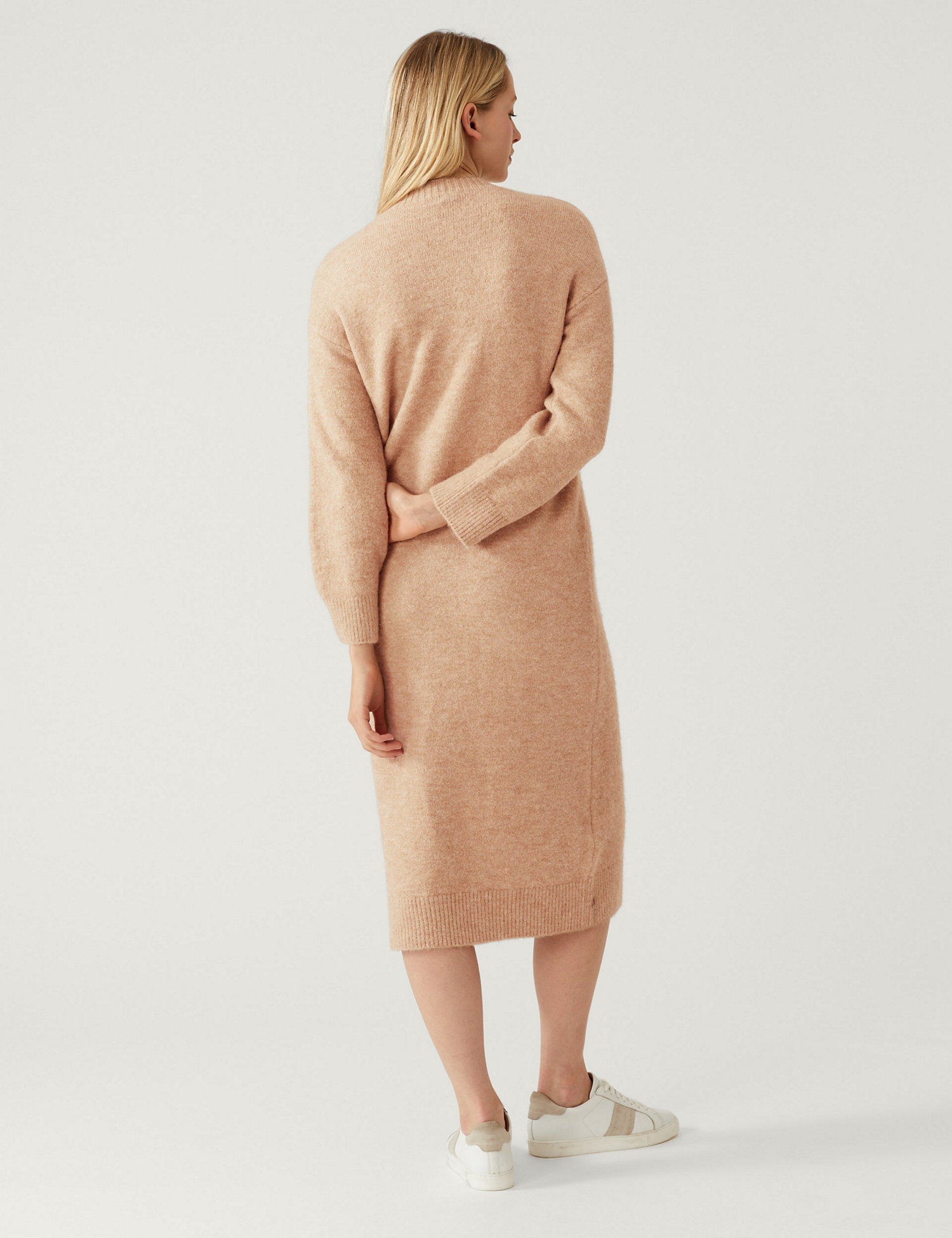 Knitted Crew Neck Dress