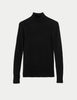 Ribbed Roll Neck Fitted Jumper