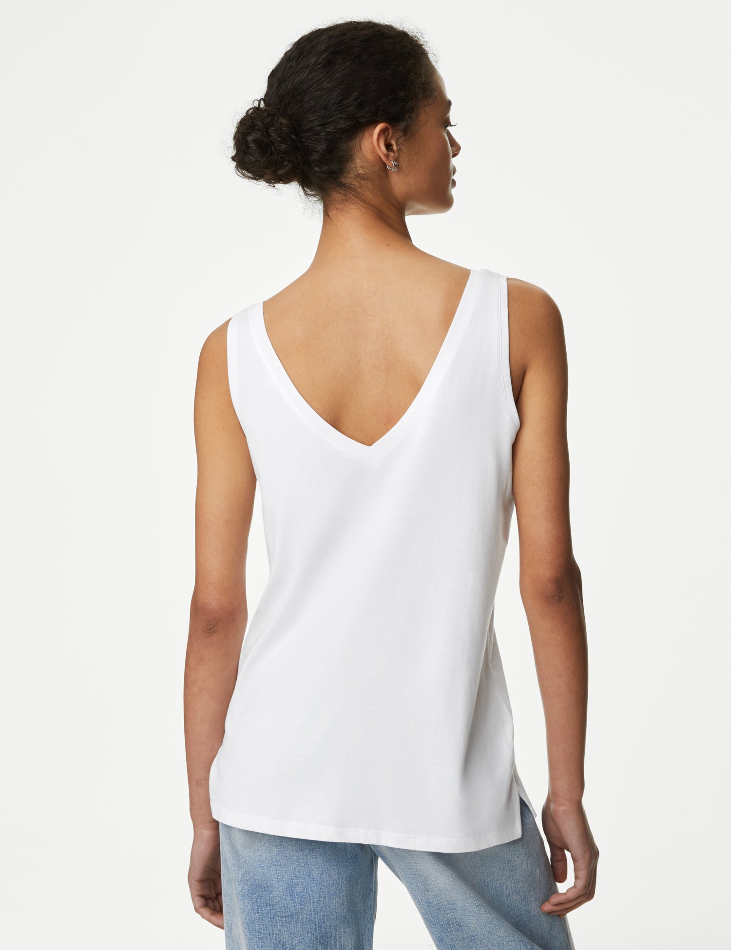 Relaxed Fit V-Neck Vest