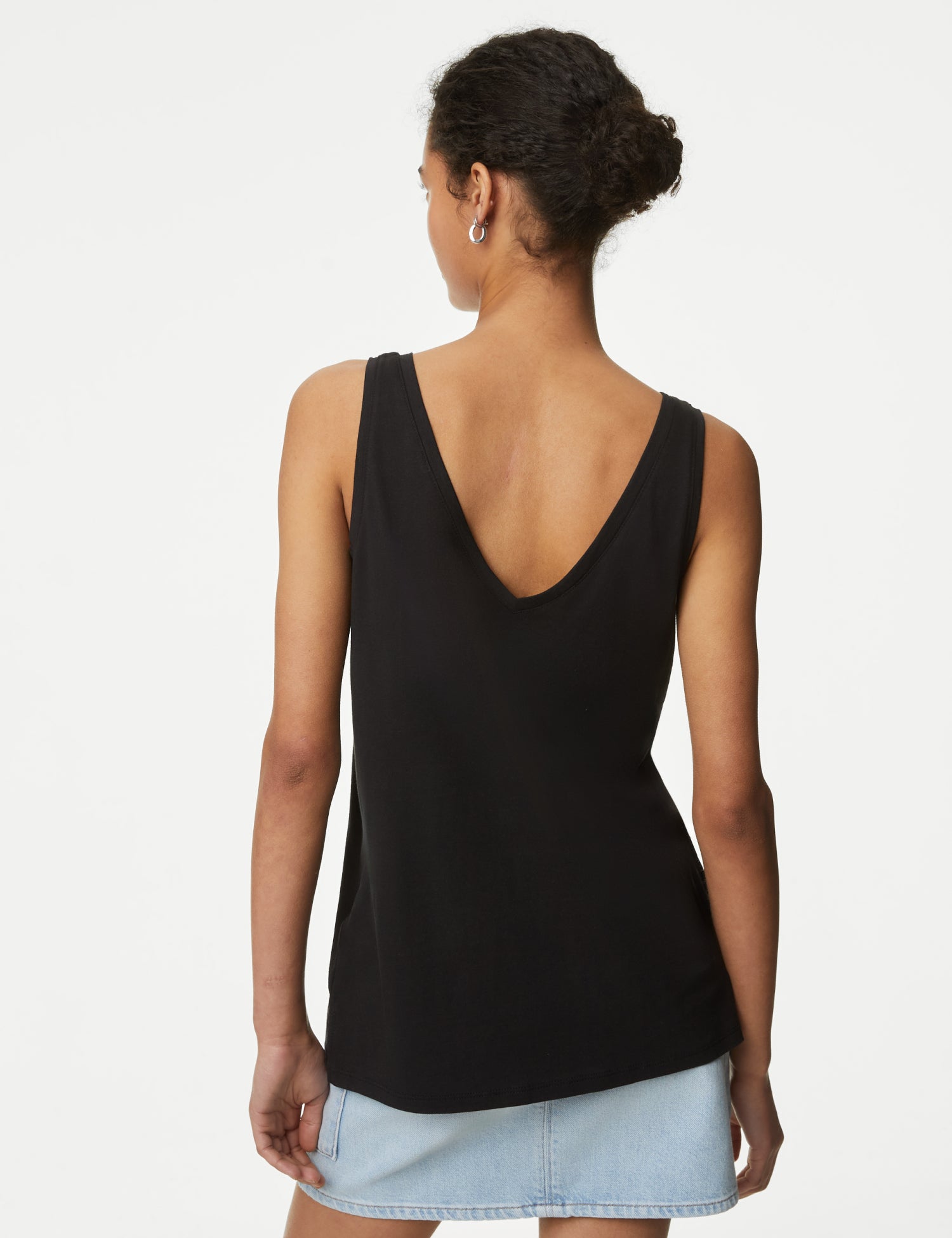 Relaxed Fit V-Neck Vest