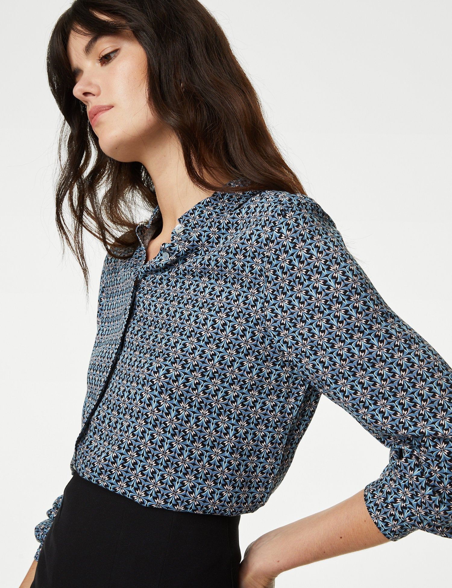 Printed Collared Shirt