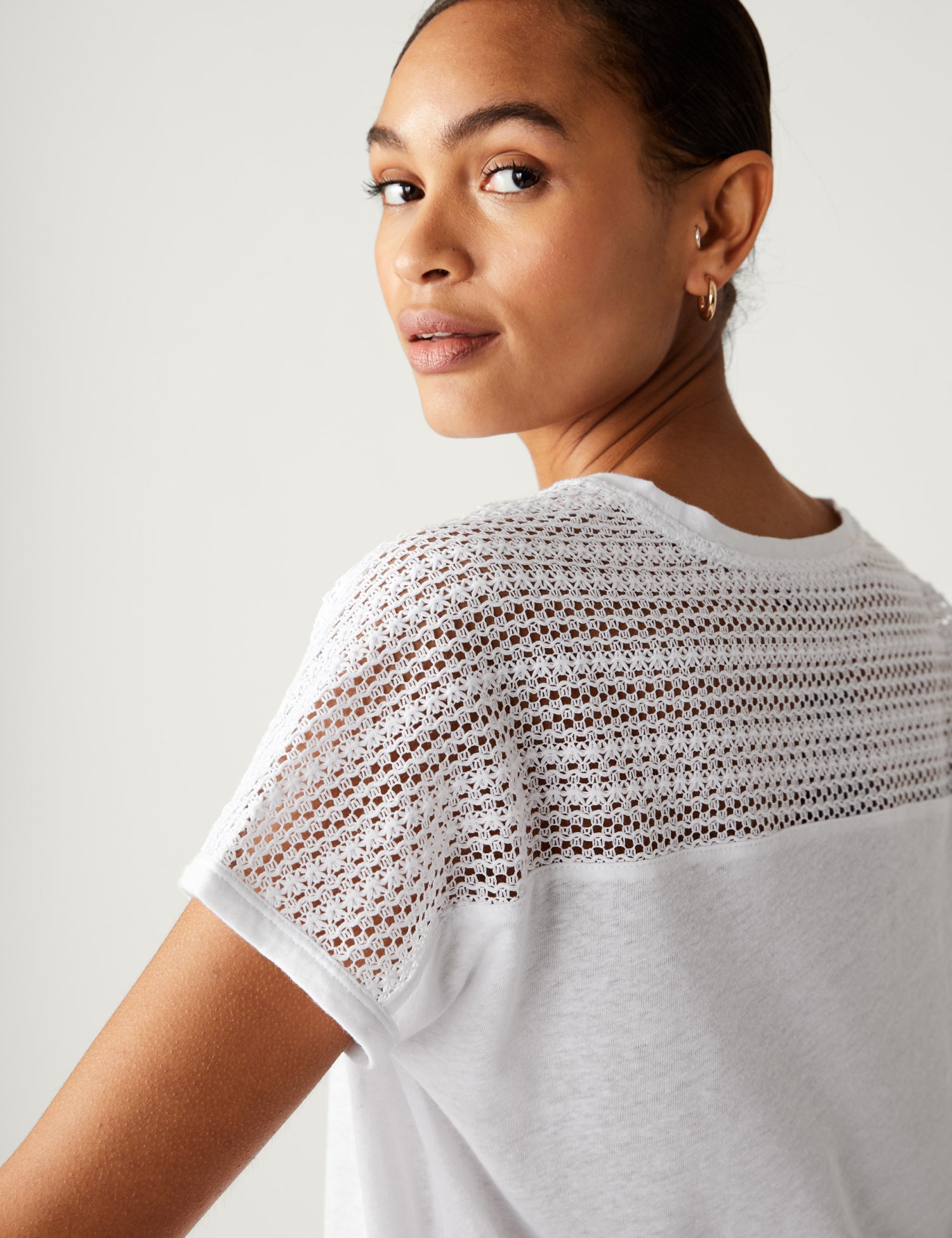 Linen Rich Broderie Top