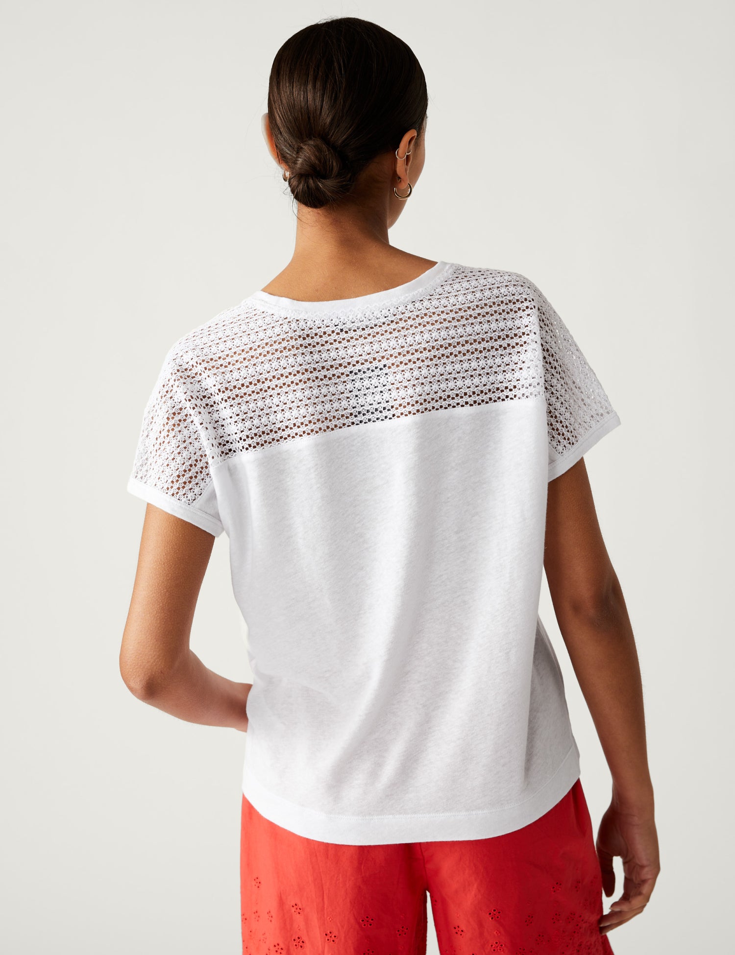 Linen Rich Broderie Top