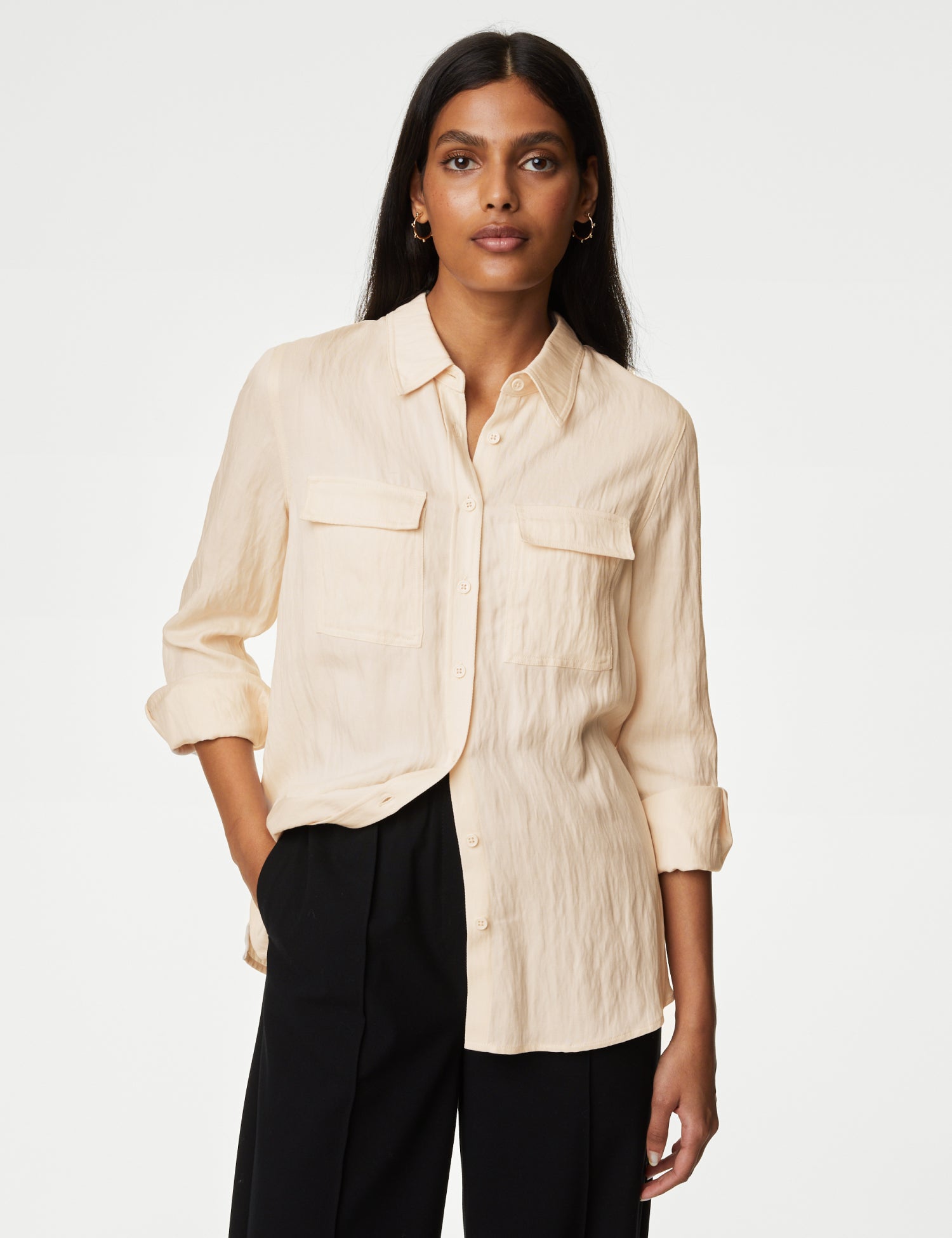 Lyocell™ Rich Collared Shirt