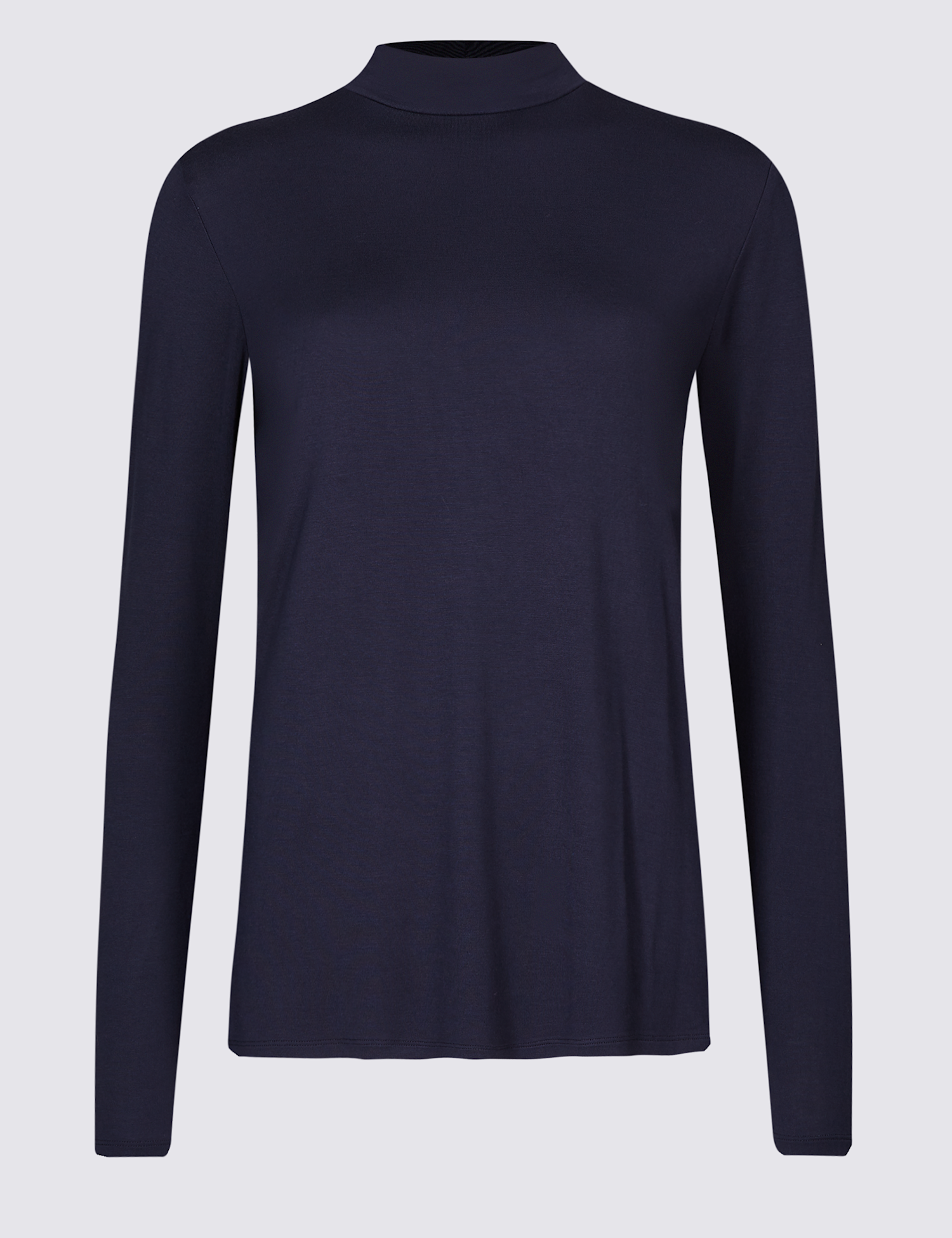 Funnel Neck Long Sleeve Top