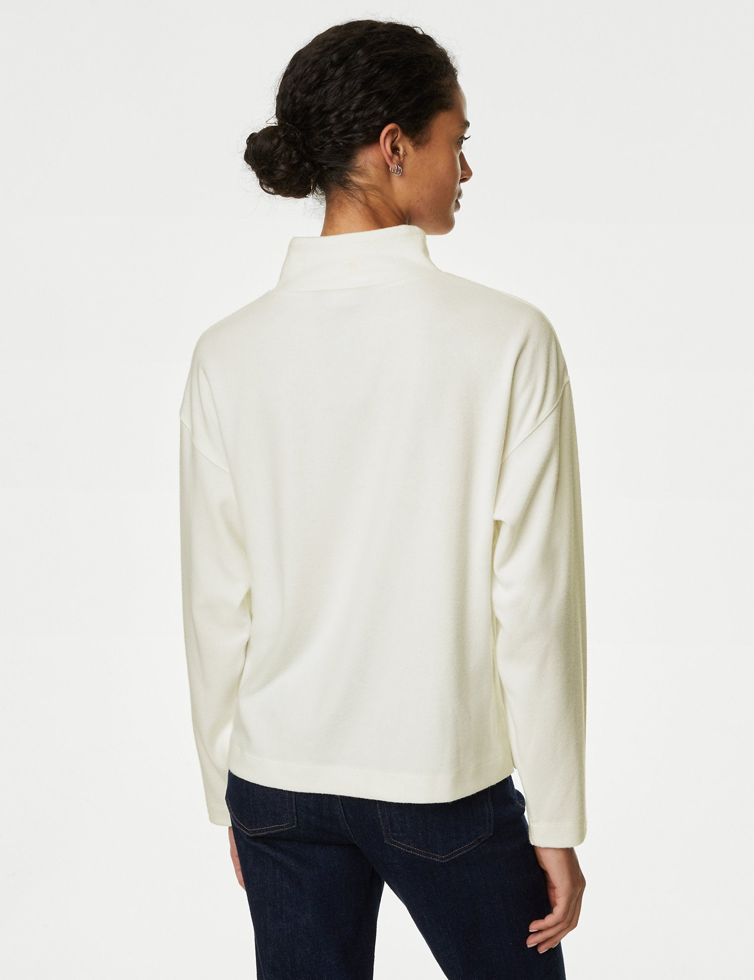 Funnel Neck Cosy Long Sleeve Top