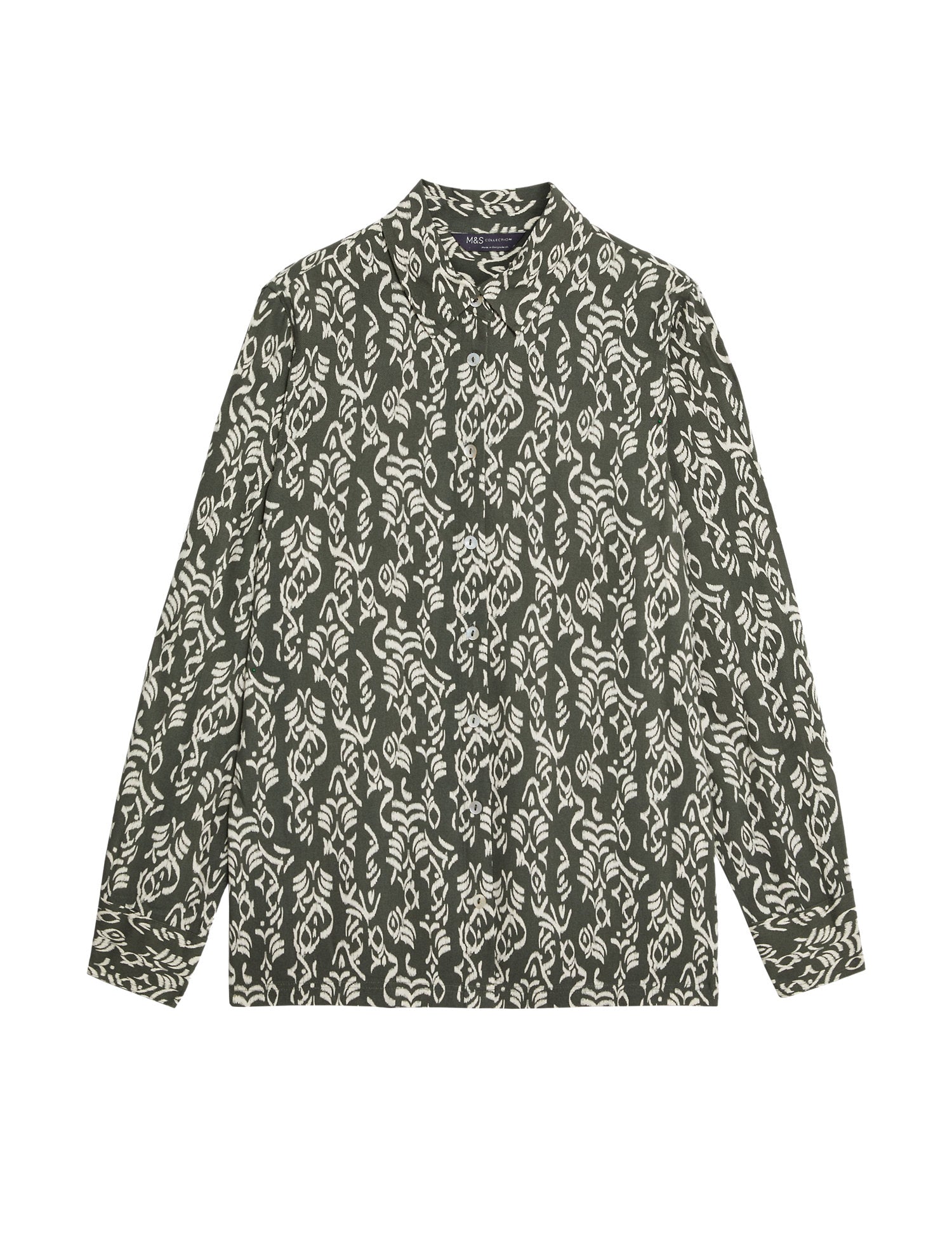 Printed Collared Shirt