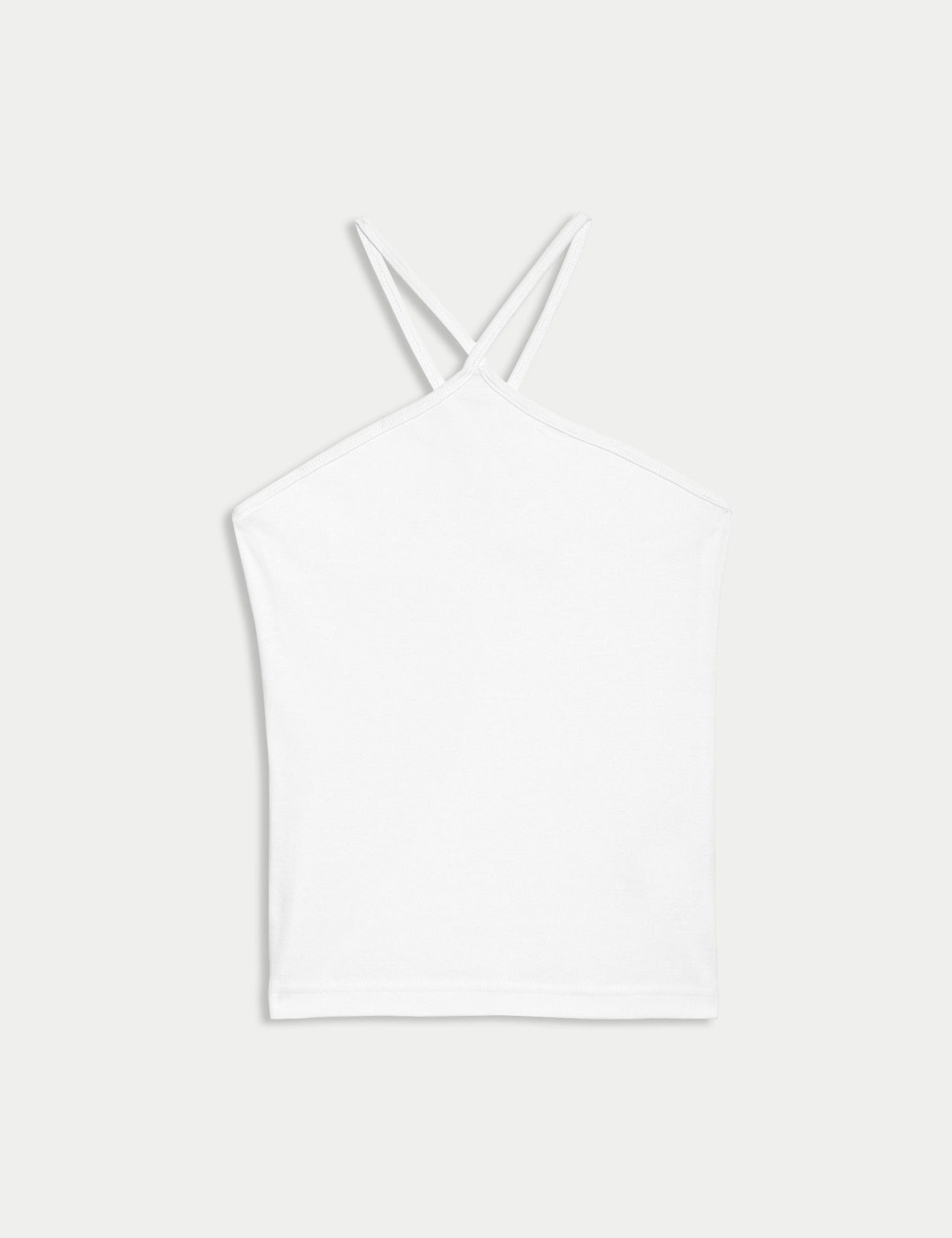 Pure Cotton Halter Neck Vest