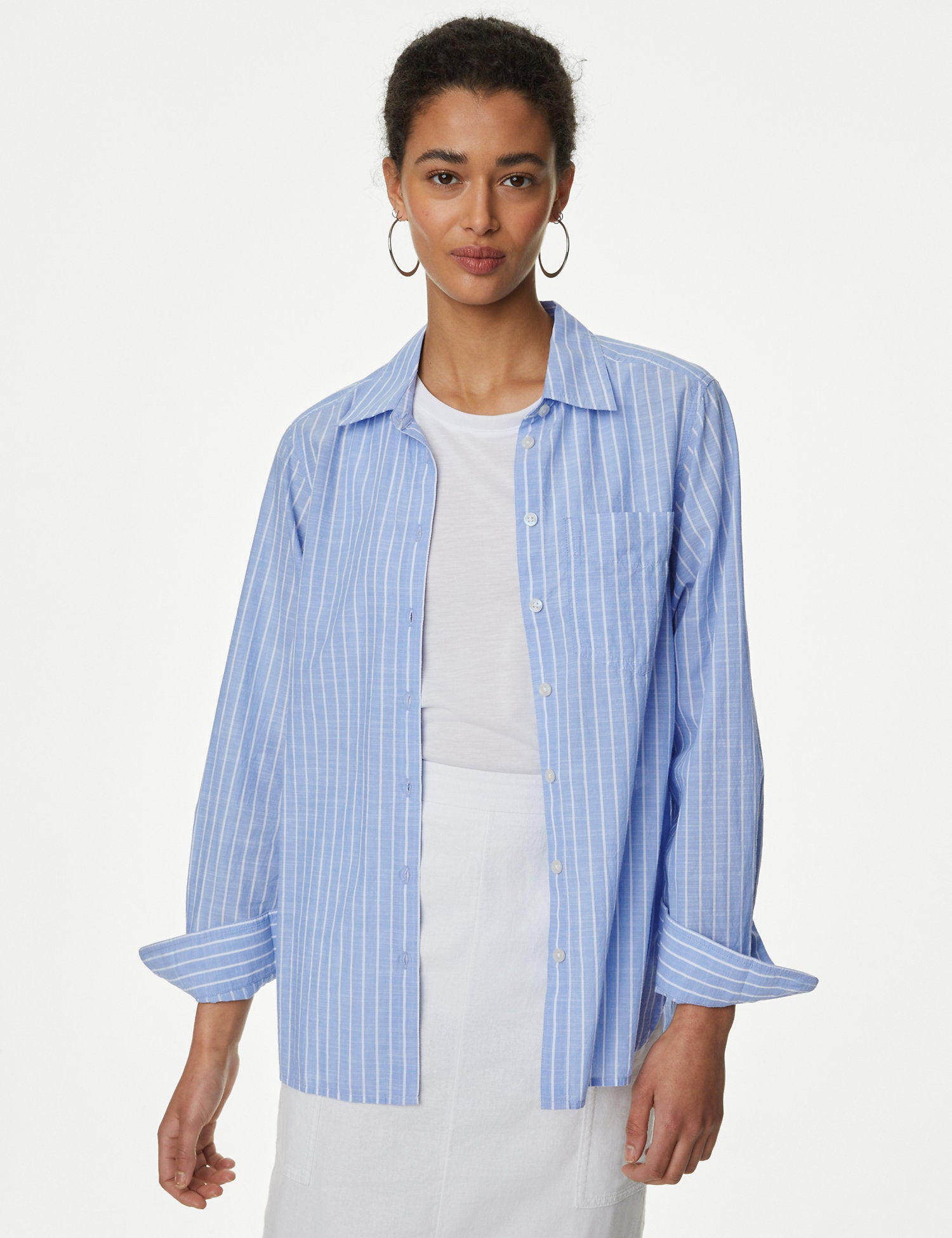 Pure Cotton Striped Shirt