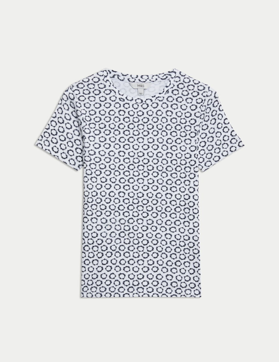 Pure Cotton Printed T-Shirt