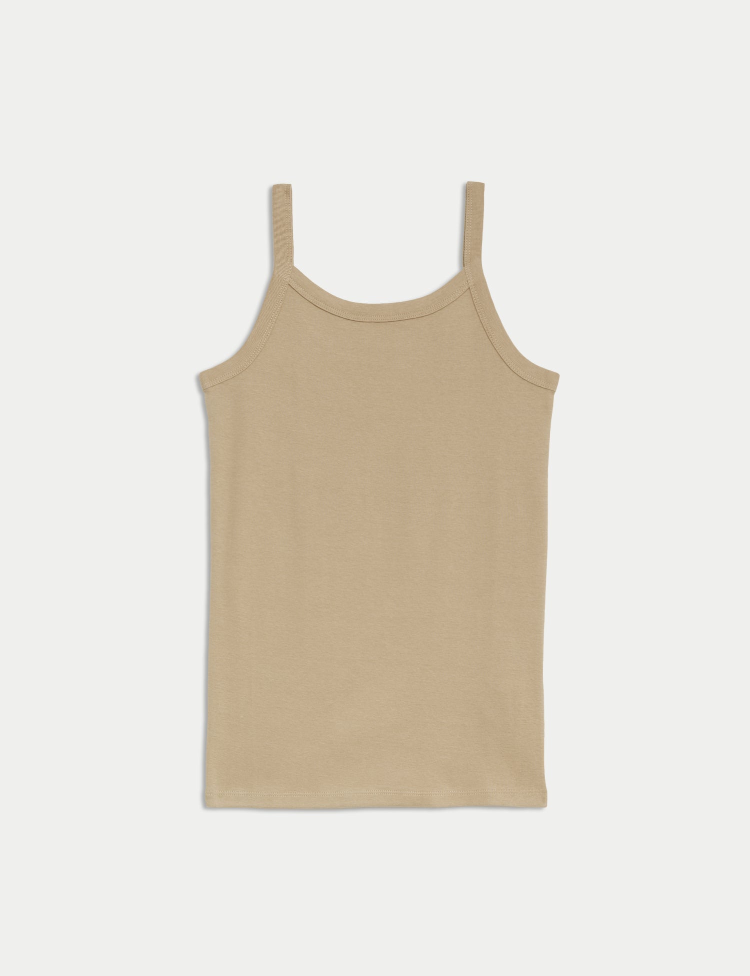 Pure Cotton Scoop Neck Vest