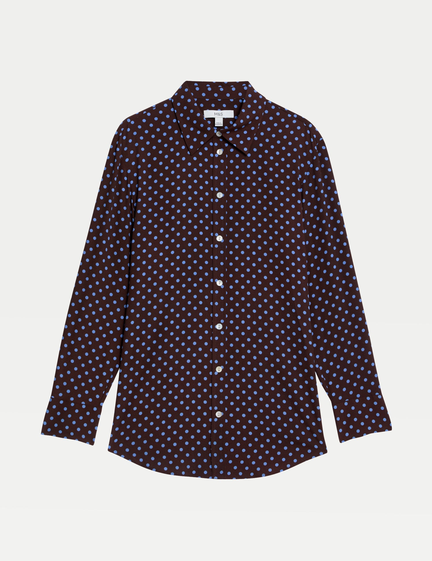 Printed Collared Blouse