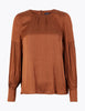 Gathered Neck Blouse