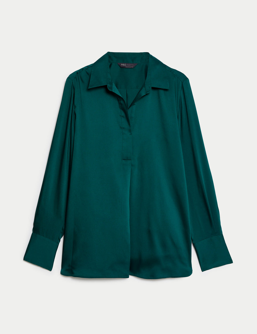 Collared Popover Blouse Marks & Spencer Philippines