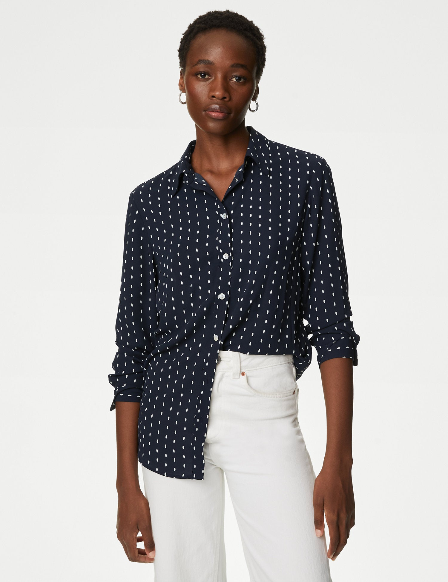 Printed Collared Shirt