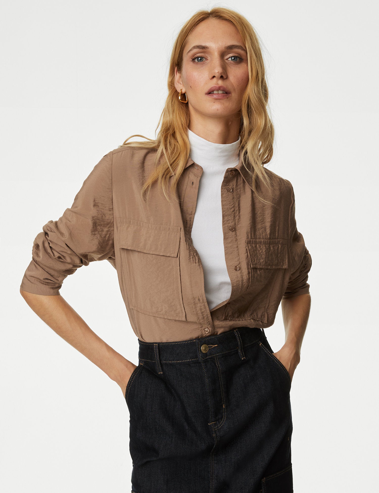 Collared Utility Shirt