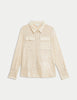 Sequin Collared Shirt