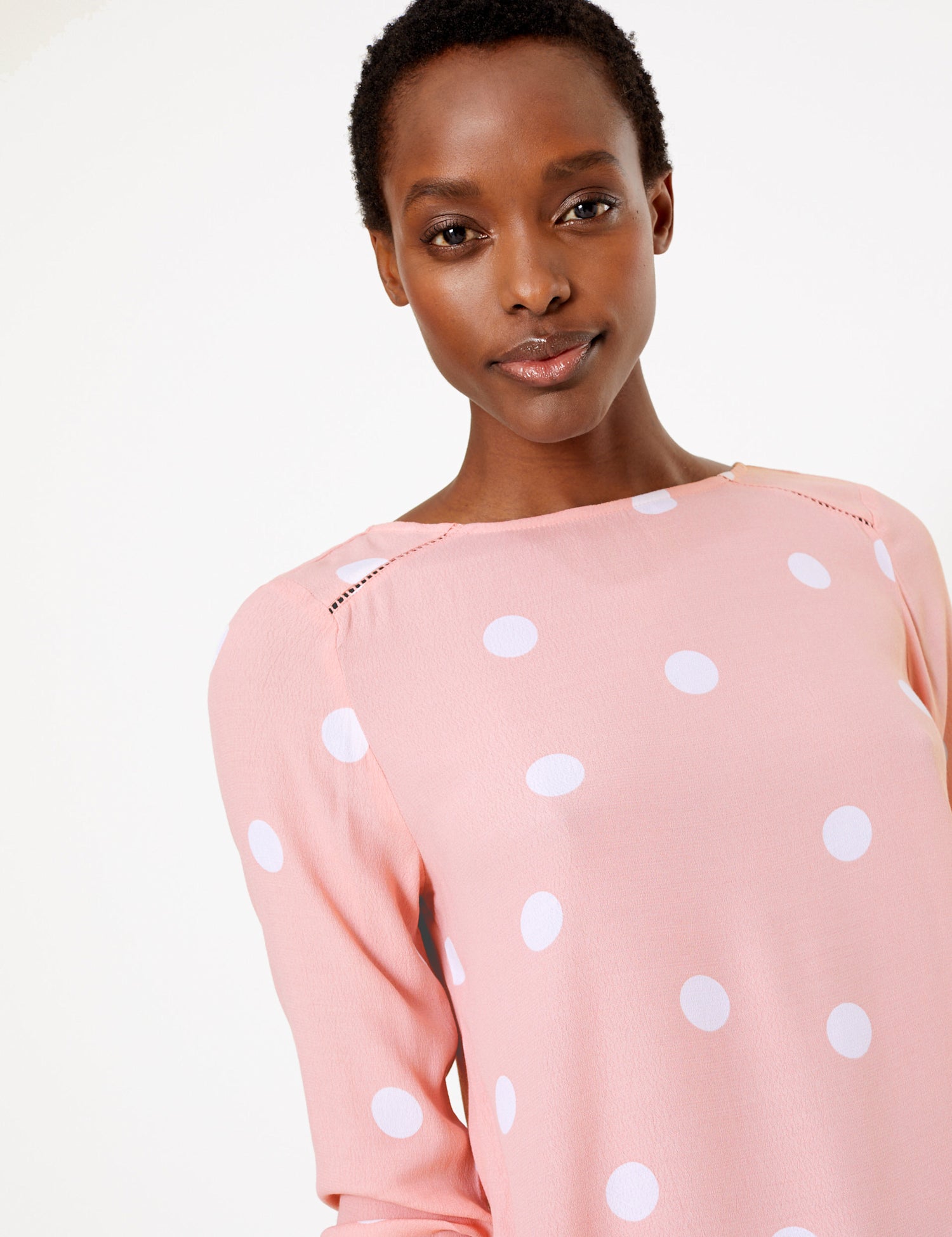 Polka Dot Long Sleeve Top