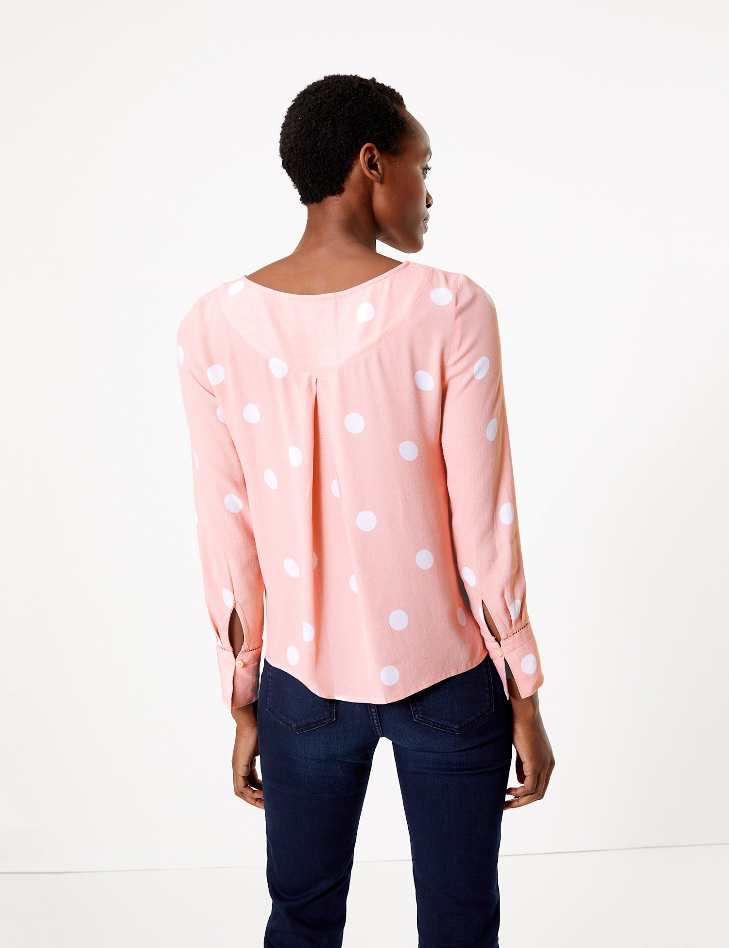 Polka Dot Long Sleeve Top