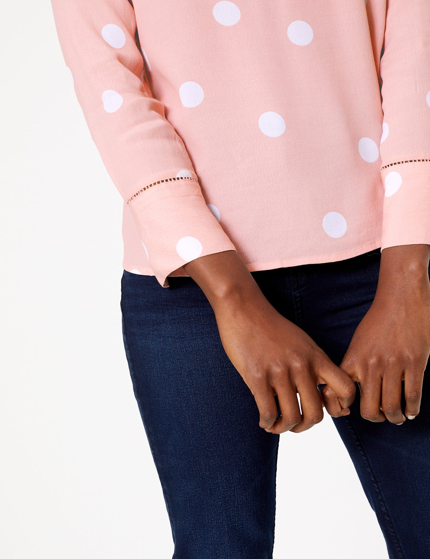 Polka Dot Long Sleeve Top