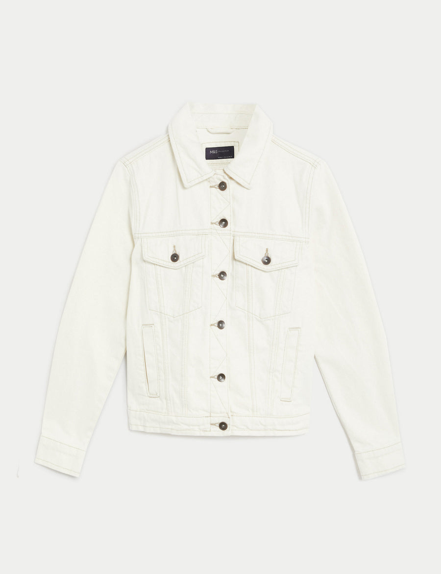 Pure Cotton Denim Jacket