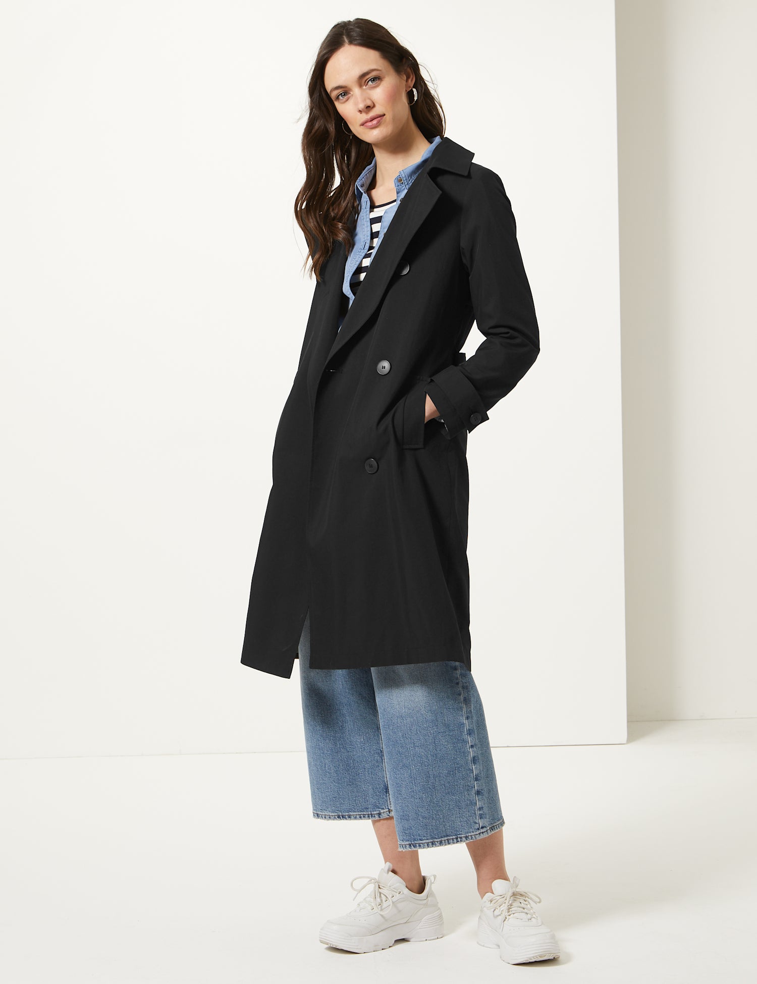 Double Breasted Trench Coat