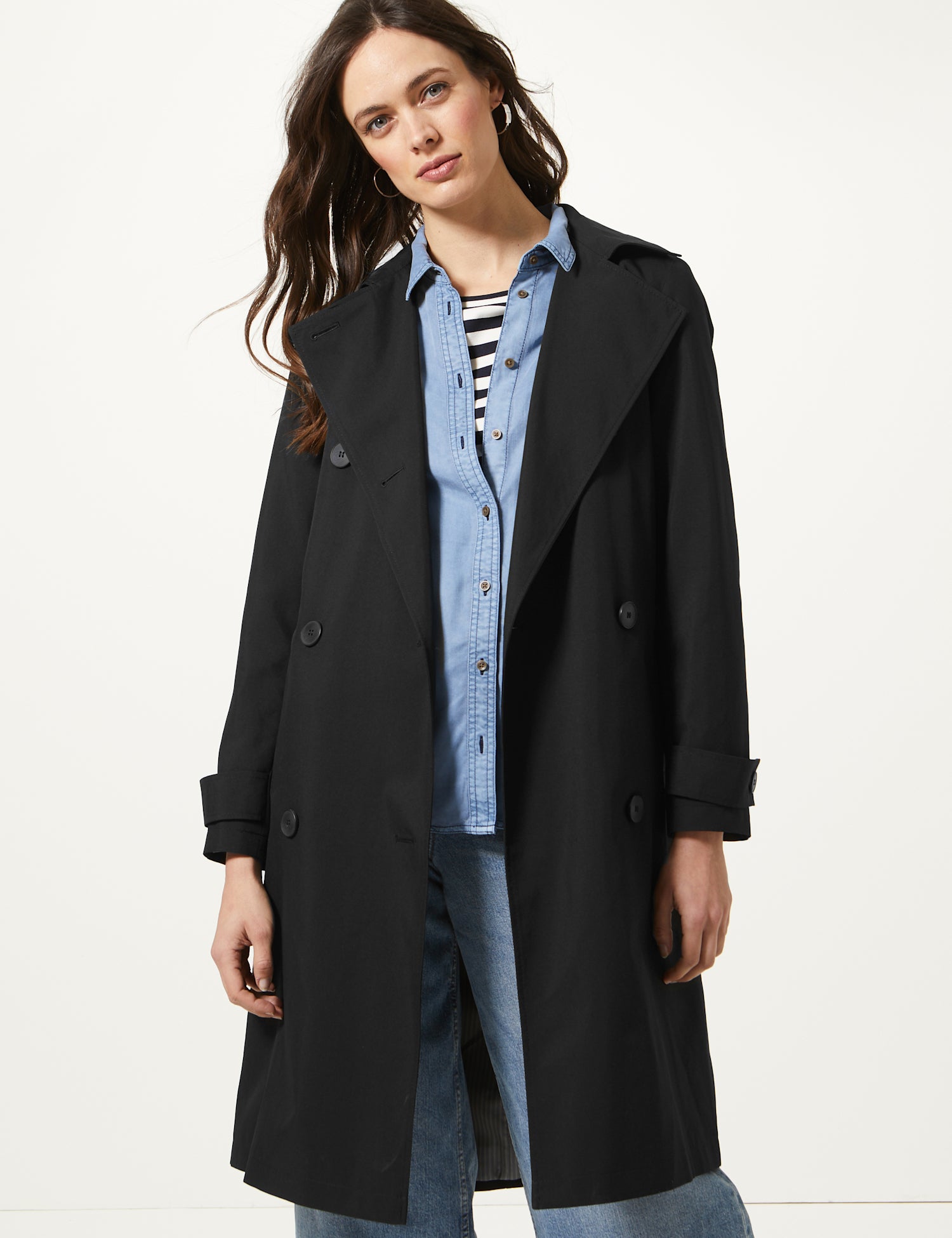 Double Breasted Trench Coat