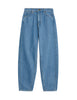 Relaxed High Waisted Straight Leg Jeans