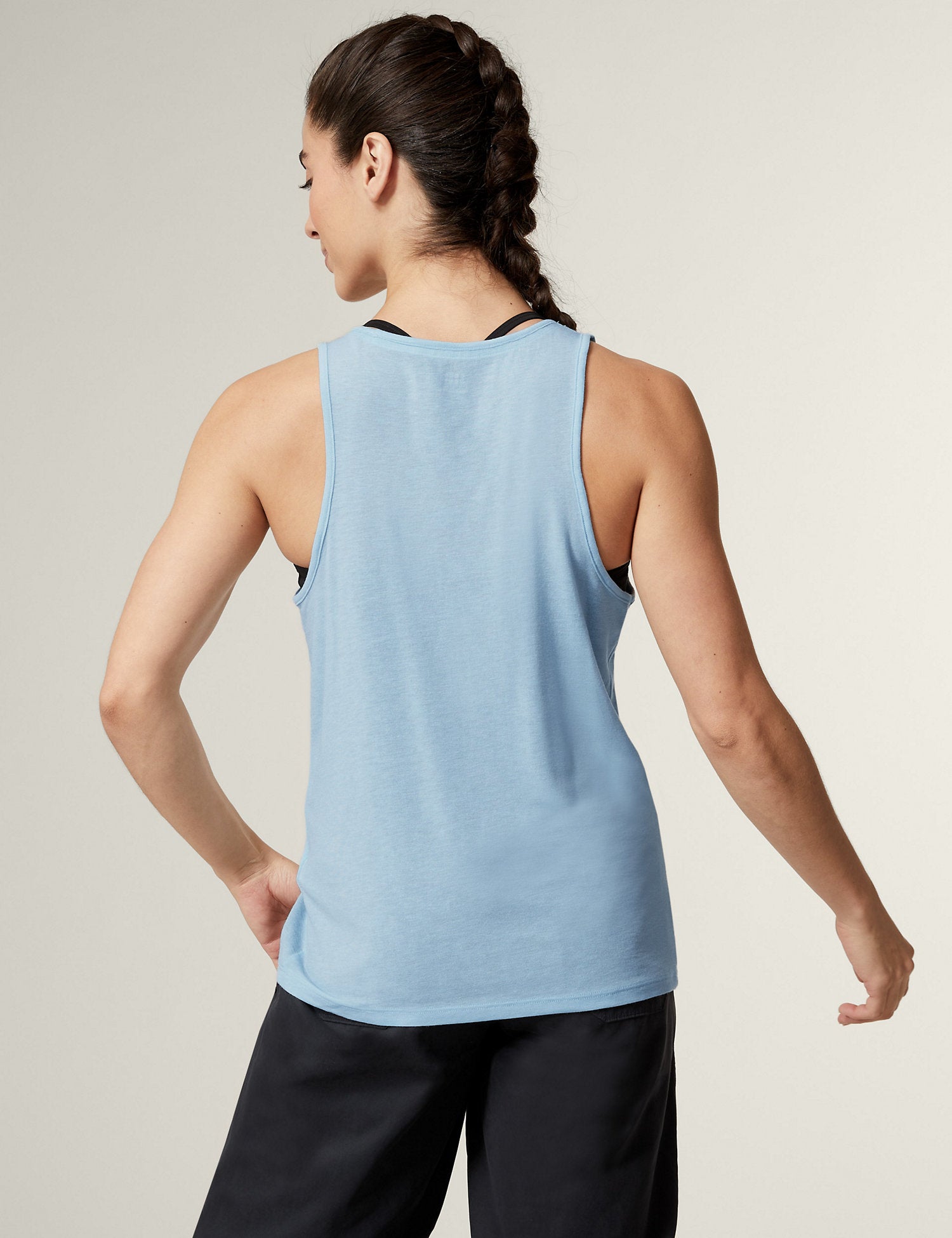 Scoop Neck Vest Top with Merino Wool