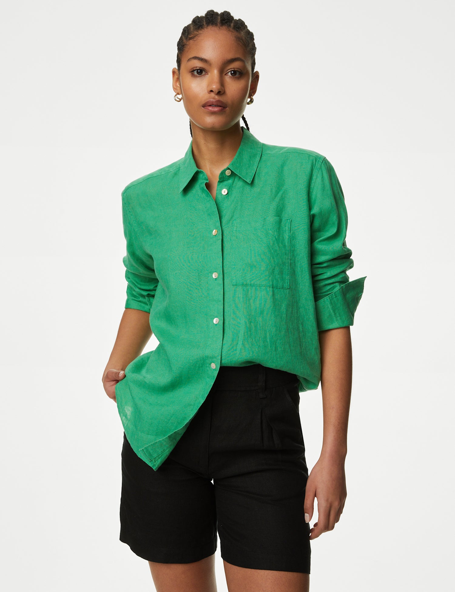 Pure Linen Relaxed Shirt