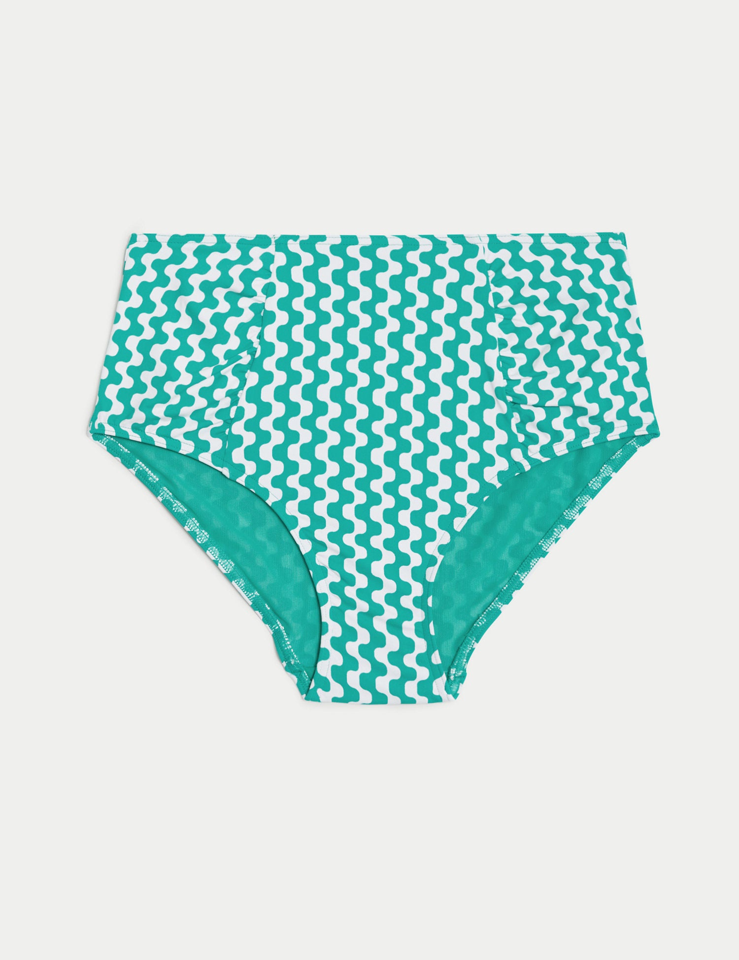 Tummy Control Printed Ruched Bikini Bottoms