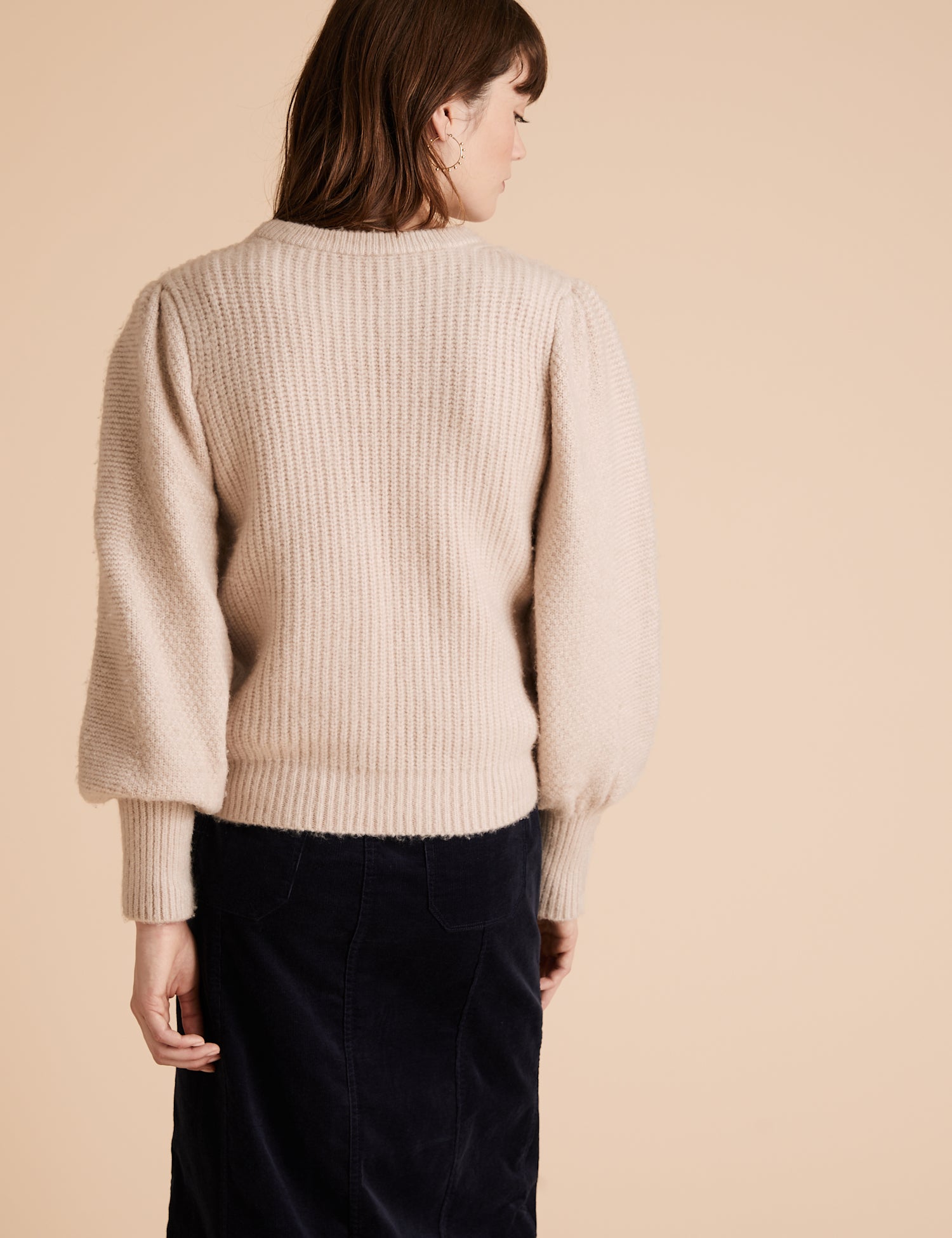 Floral Embroidered Crew Neck Jumper